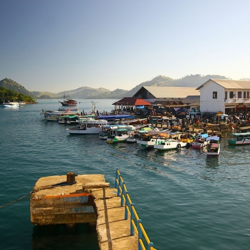 Red Whale Dive Center - Small Village on Komodo Island